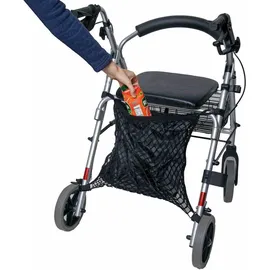 Sundo-Homecare Einkaufsnetz Rollatornetz mit Innenfutter schwarz