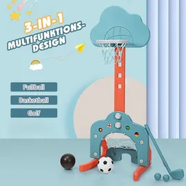 Costway Basketballkorb 3 in 1 Grün