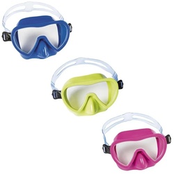 Bestway Tauchermaske Hydro-Swim Tauchmaske, ab 3 Jahren Guppy Taucherbrille l 1 Stück zufällige Farbe bunt