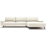 creation by rolf benz Ecksofa "CR.450 elegantes Designsofa mit hohem Sitzkomfort", weiß (perlweiß), B:294cm H:95cm T:178cm, CREATION BY ROLF BENZ, Sofas, Ecksofa