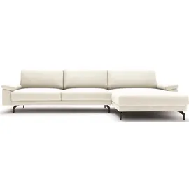 creation by rolf benz Ecksofa "CR.450 elegantes Designsofa mit hohem Sitzkomfort", weiß (perlweiß), B:294cm H:95cm T:178cm, CREATION BY ROLF BENZ, Sofas, Ecksofa