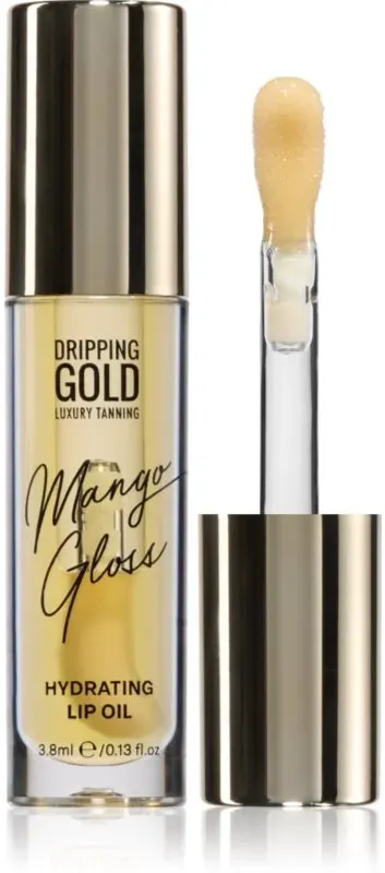 Dripping Gold Hydrating Cherry Gloss Lippenöl mit feuchtigkeitsspendender Wirkung Farbton Mango 3,8 ml