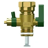 Reflex Durchströmungsarmatur Flowjet Ansch beids. G 3/4, I/A Gew., m Entleer.