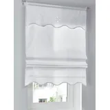 Heine Bändchenrollo in weiß | Gr.: 130-x-120-cm