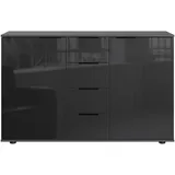 WIMEX Kombikommode Barcelona Graphit B/H/T: ca. 130x83x41 cm - Graphit