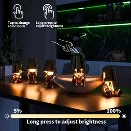 Lamon Nachttischlampe Gold