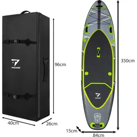 TRIZAND SUP Board 350 cm Blau