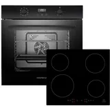 Respekta Backofen Herdset Induktion Einbau Set Autark Timer