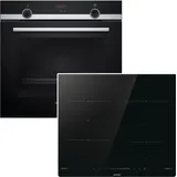 Siemens Herdset Siemens Backofen ecoClean + Gorenje Induktionskochfeld Booster autark 60 cm