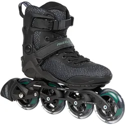Inlineskates POWERSLIDE "Phuzion Enzo BW 90" Gr. 40, schwarz, Inlineskates_Rollschuhe_Schlittschuhe, 40, Kunstfaser