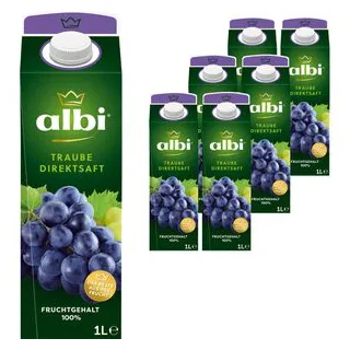 albi® Direktsaft Traube 1,0 l