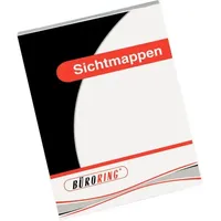 Büroring Aktenhüllen glatt transparent