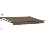 vidaXL Elektrische ausziehbare Markise 1 x 2 m taupe