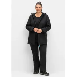 sheego Softshelljacke in schwarz | Gr.: 50