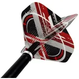 KARELLA XT-3 Dart Flights rot/schwarz