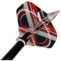 KARELLA XT-3 Dart Flights rot/schwarz