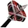 KARELLA XT-3 Dart Flights rot/schwarz