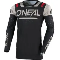 O'Neal Oneal Prodigy Five Four Motocross Jersey, schwarz/beige/rot, M