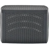 vidaXL Gartentisch 54 x 54 x 36,5 cm Anthrazit