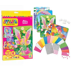 invento Mosaiksticker-Set Glitzer-Fee mehrfarbig