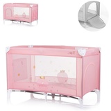 Chipolino Reisebett Capri, Tragetasche, große Seitentasche pink