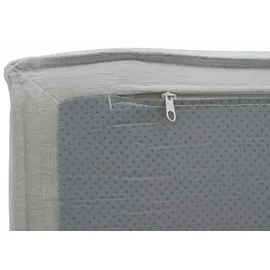 Mendler L-Sofa HWC-O54 mit Ottomane hellgrau