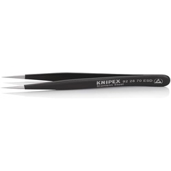 KNIPEX ESD Universalpinzetten, Präzisions-Pinzette Spitze/Nadelspitze Form
