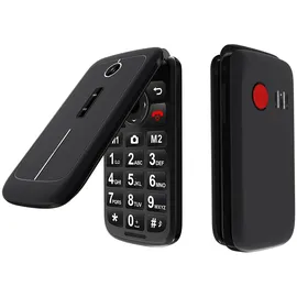 Simvalley 4G-Senioren-Klapphandy mit 2,8"-Farbdisplay, Garantruf Easy, BT 5