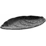 APS 84380 Tablett GLAMOUR, 25 x 15,5 cm, Höhe 1,5 cm, Melamin, schwarz