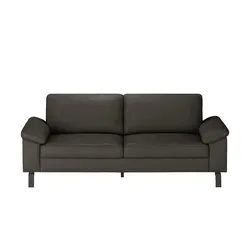 Max Schelling Ledersofa aus Echtleder Maximum , braun , Maße (cm): B: 184 H: 86 T: 97.0