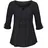 Buffalo Strandshirt Damen schwarz Gr.48/50