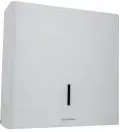CWS ObjectLine Großrollen-Toilettenpapierspender C706602 , Für 1 Rolle, weiß, Edelstahl