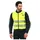 Dainese Protektorenweste Smart D-Air® Hi-Vis Airbag Weste, Wasserdicht Atmungsaktiv belüftet protektoren abriebfest reißfest wa gelb XS