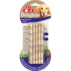 8in1 Delights Twisted Sticks Rind 10 Stück