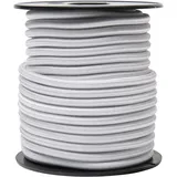 WERKA PRO Weißer elastischer Spannbänder Ø 4mm x 20m