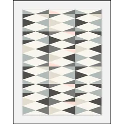 queence Bild »abstrakte Kunst«, Abstrakt-Kunst-Figuren, HD Premium Poster-Druck inkl. Holzrahmen queence Farbe Rahmen: schwarz + Farbe Bild(er): bunt