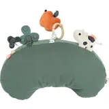 Done by Deer Tummy Time Activity Tiny Farm Kissen grün