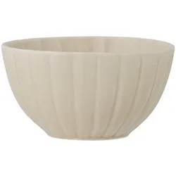 Bloomingville Latina Schale, Steingut, Ø 9xH5 cm, creme