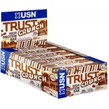 USN Trust Crunch Bars, 12 x 60 g Proteinriegel, Triple Chocolate