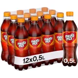 Mezzo Mix, Einzigartiges Mischgetränk aus Cola & Orange in praktischen Flaschen, EINWEG Flasche (12 x 500 ml)
