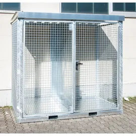 Bauer Südlohn Gasflaschen-Container GFC-E/T M3, feuerverzinkt