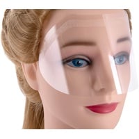 Ponik‘s Transparente Einweg-Gesichtsschutzmaske, Gesichtsschutz, Augenschutz, Maske, Wegwerf-Plastik, klar, Haarspray Schutz, Transparente Maske, Gesichtsschutzschild, Friseur 100 Stück