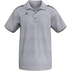 Erima CMPT 3 Wings Poloshirt grau melange/schwarz 2XL