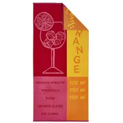 dyckhoff Strandtuch CUBA LIBRE Stradtuch 80x180 cm rot