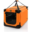 Maelson Soft Kennel Neon-Orange, 52 cm - faltbare Hunde-Transportbox