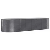 vidaXL Hochbeet 322 x 100 x 68 cm Anthrazit