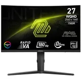 MSI 27" MAG 275CQRF QD E2 - 2560x1440 - 180Hz - Rapid VA - 90W USB-C