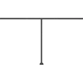 vidaXL LED Automatische Markise 450 x 300 cm blau/weiß inkl. Windsensor 3069771