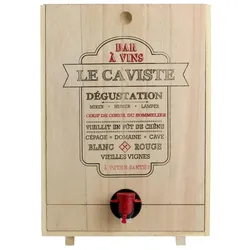 Holzkiste für Bag-in-Box-Wein - 5 Liter