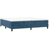 vidaXL Boxspringbettgestell 200 x 200 cm Dunkelblau